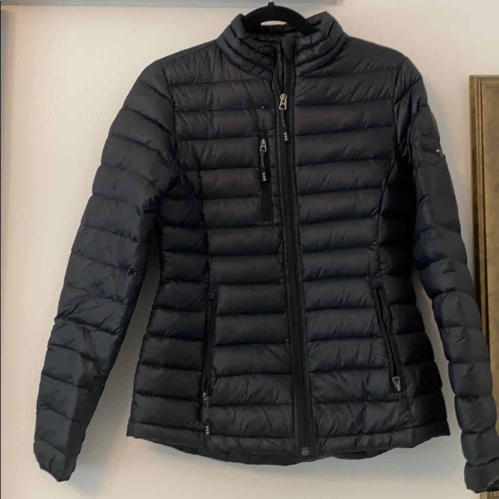 Sport puffer jacket- black, never worn